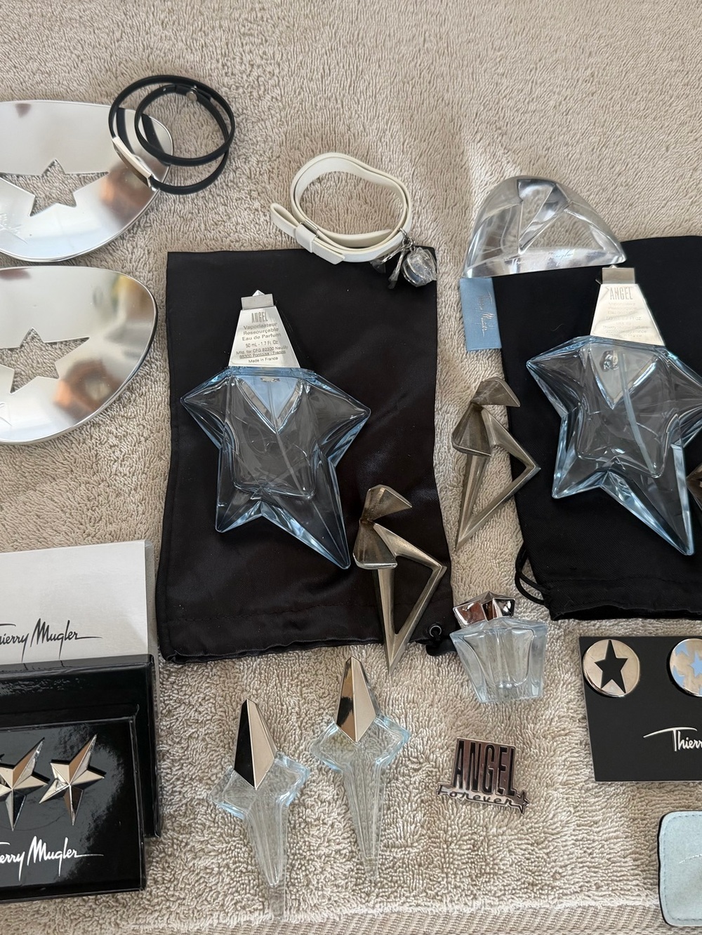 Thierry Mugler Star 1.7 oz Refillable bottles (2) and accessories